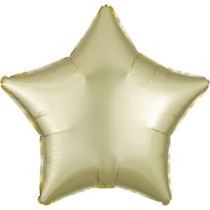 Folija balon 48 cm- zvijezda metalik žuto