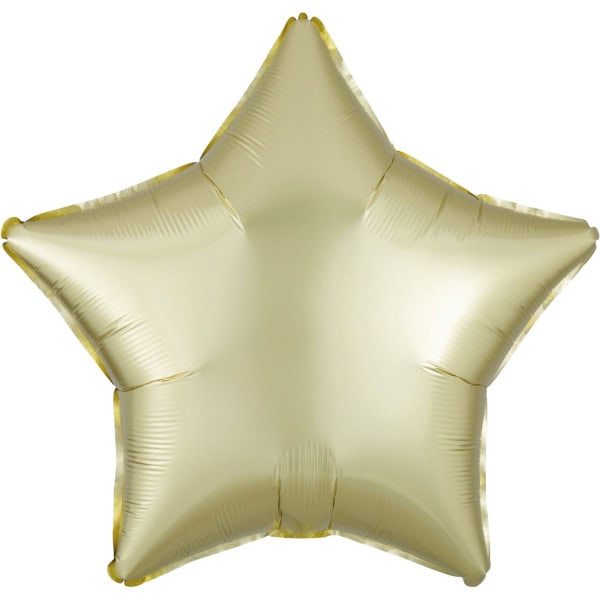 Folija balon 48 cm- zvijezda metalik žuto