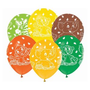 Balon 30cm mix životinje, 5kom