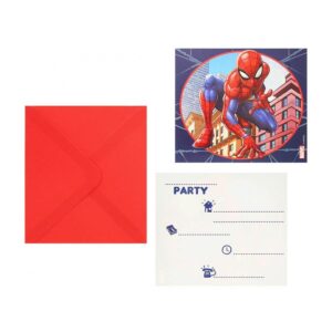 Pozivnice i omotnice SPIDERMAN, 6kom