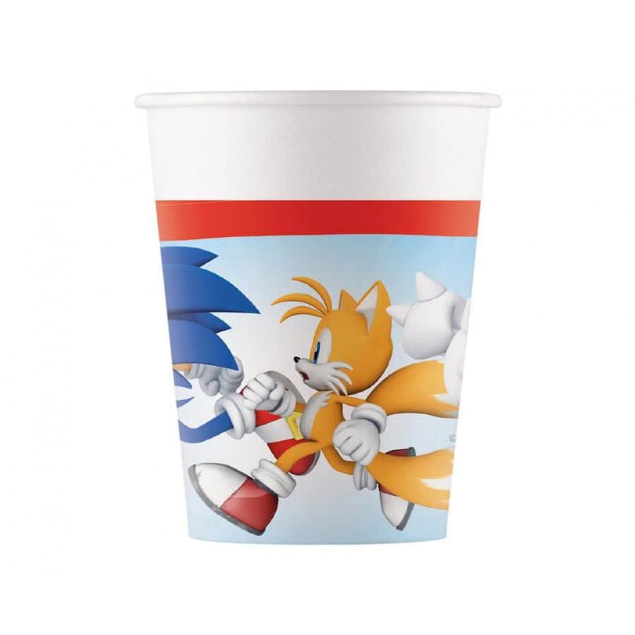 Čaše papirnate SONIC, 200ml, 8 kom