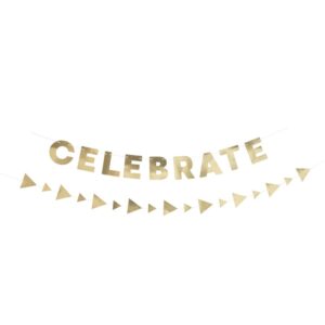Girlanda CELEBRATE, zlatna, 2djela