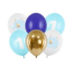 Balon tisak - BOY 1st birthday , 6kom
