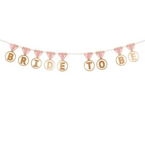BANER - natpis Bride to be prsteni 2.5 m