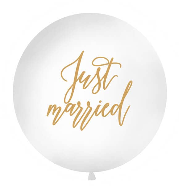 Balon 70 cm-tisak Just Married