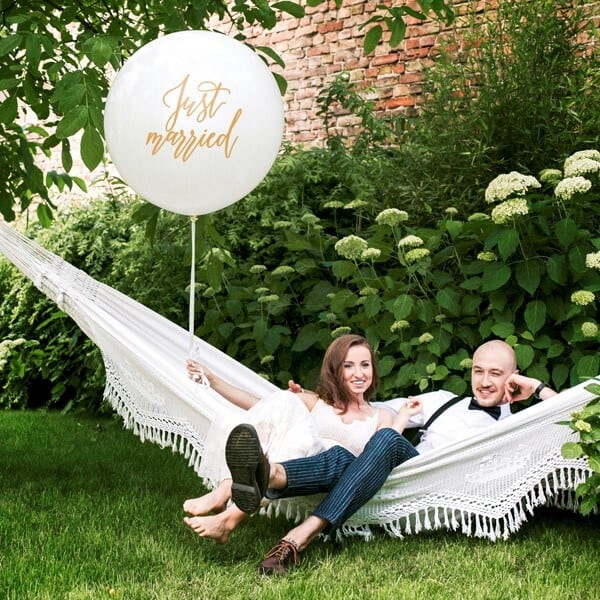 Balon 70 cm-tisak Just Married - Slika 2