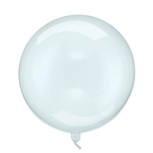 Bubbles balon prozirni plavi, 40cm