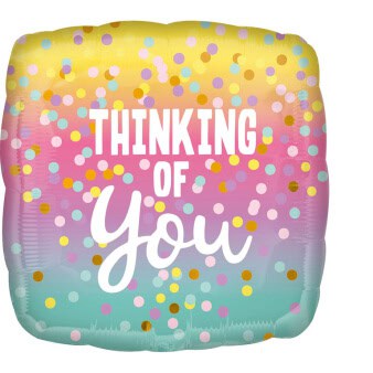 Folija balon Thinking of you, 43cm