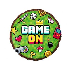 Folija balon 45 cm, GAME ON