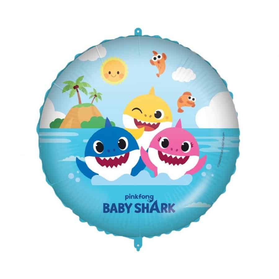 Folija balon, 45cm, BABY SHARK fun