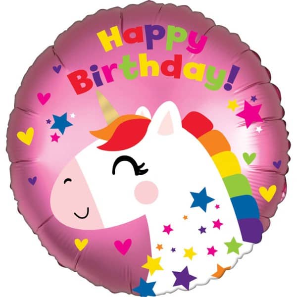Folija balon 43cm Satin Unicorn HB
