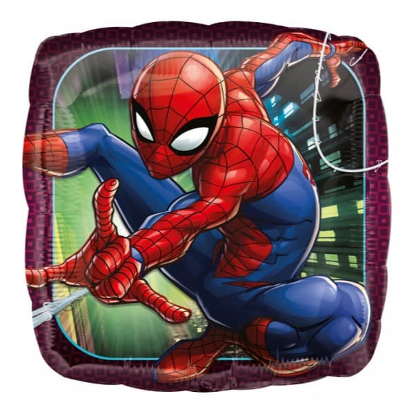 Folija balon 43 cm Spider-Man Square