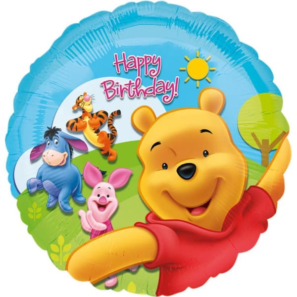 Folija balon 43 cm Winnie Pooh & Friends