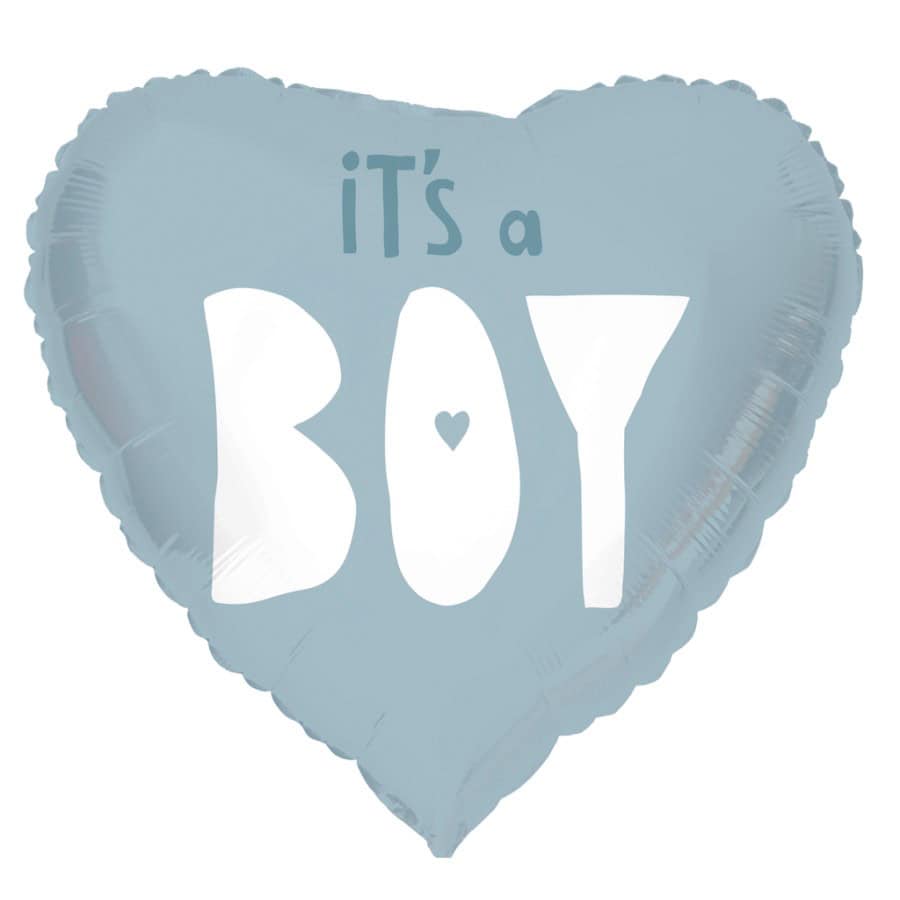 Folija balon 45cm Heart Its a Boy