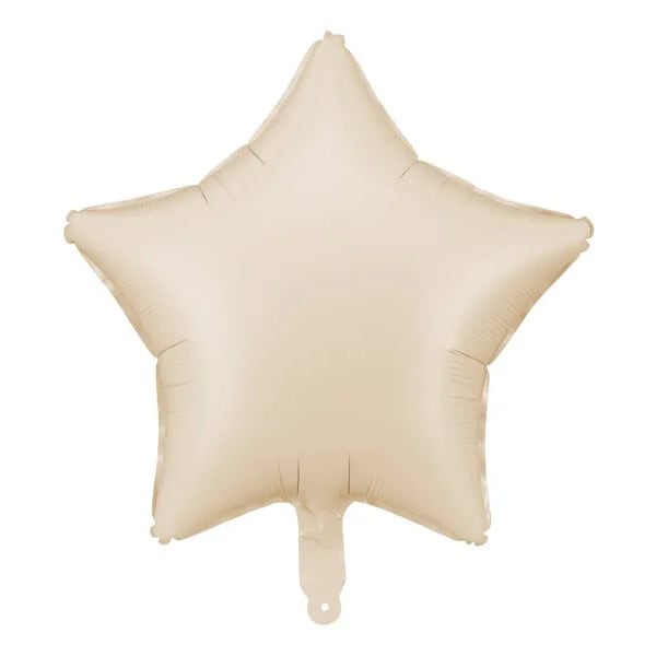 Folija balon 48 cm zvijezda-mat bež