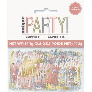 Konfete Happy bday-Rose gold 140g