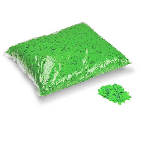 Konfeti papirnati 6x6mm 1kg svjetlozelena