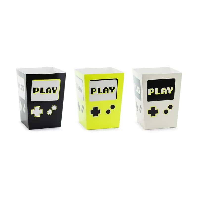 Kutije za kokice GAMING 7x7x12.5cm, 6 kom - Slika 2