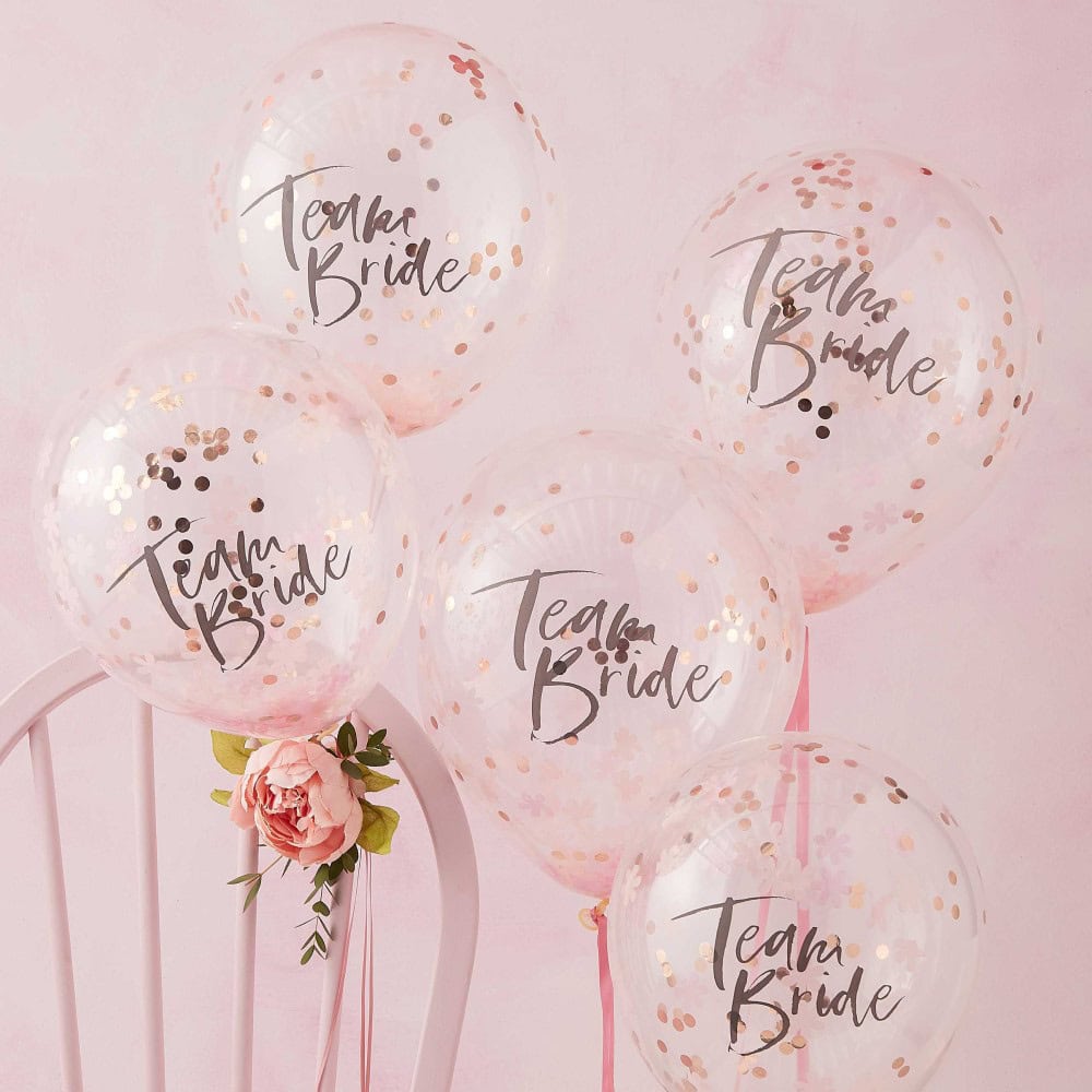 Lateks baloni 36cm Team Bride sa konf. 5kom
