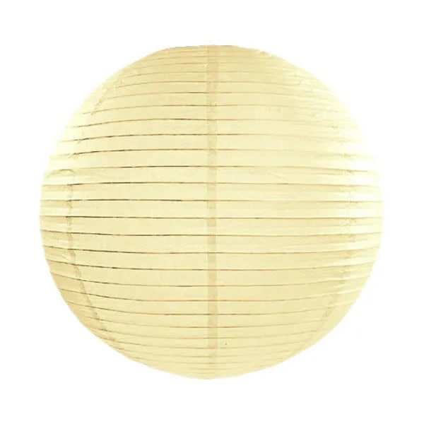 Laterna papirnata, ivory 25 cm