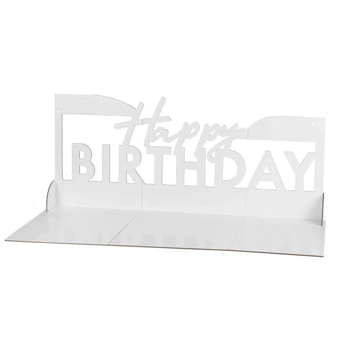 Podložak za poslastice s natpisom Happy Birthday, 56x63cm - Slika 2