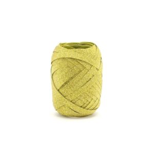 Traka 10m -glitter zlatna, 6mm