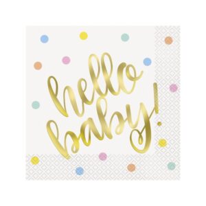 Salvete - hello baby 16 kom, 33×33 cm