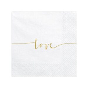 Salvete Love 20kom, 33x33 cm