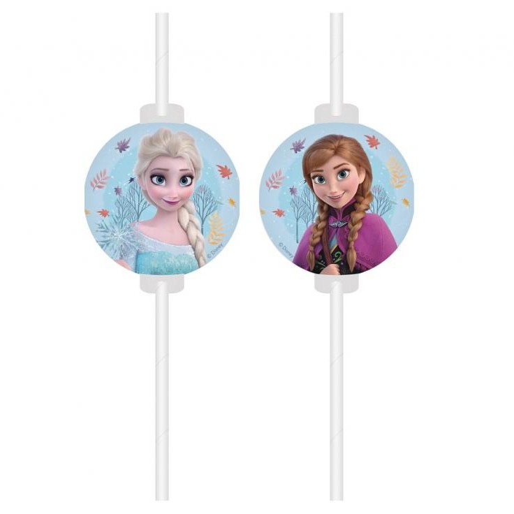 Slamke papirnate Frozen, 4 kom