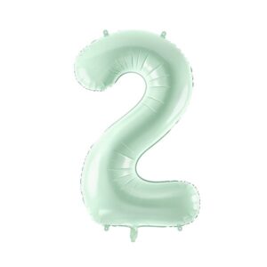Srednji folija balon broj 2 - mint, 72 cm