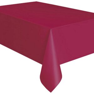 Stolnjak plastični 270x135 cm - Bordo