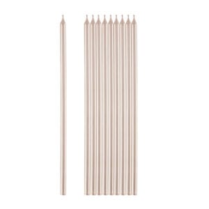 Svjećice pojedinačne ROSEGOLD - 10 KOM