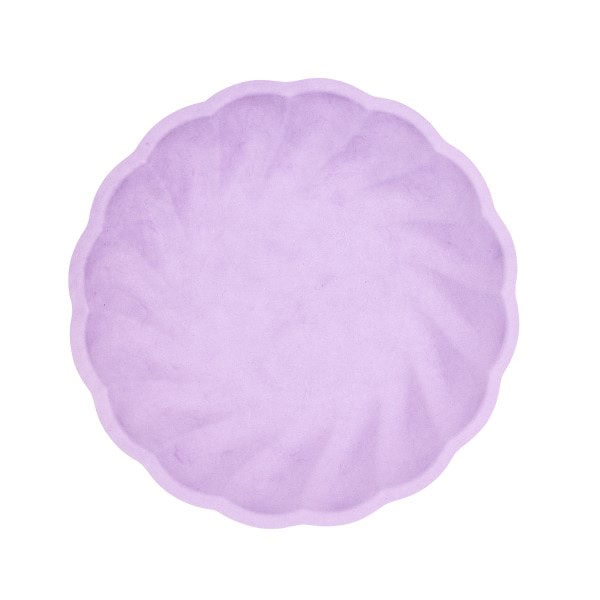 Tanjuri papirnati okrugli pastelni-LILA, 6 kom - Slika 3