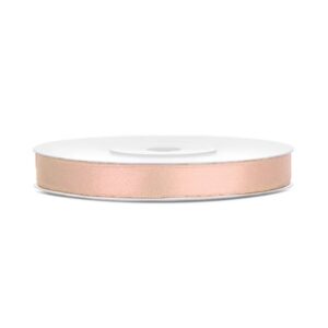 Traka satenska salmon, 6mm/25m