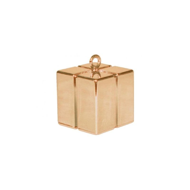 Uteg za balone kocka - rosegold 120g