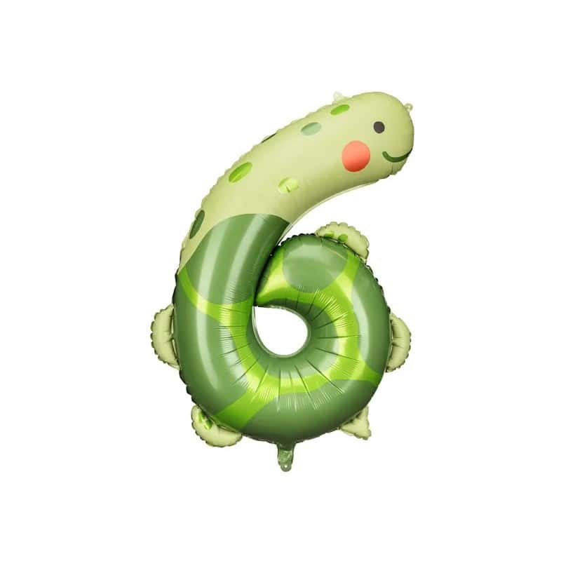 Veliki folija balon Broj 6 - KORNJAČA