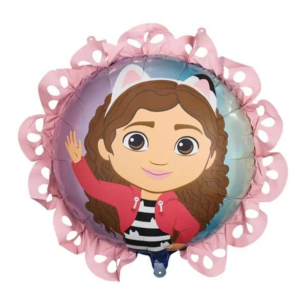 Veliki folija balon Gabby - rub čipka 52 cm