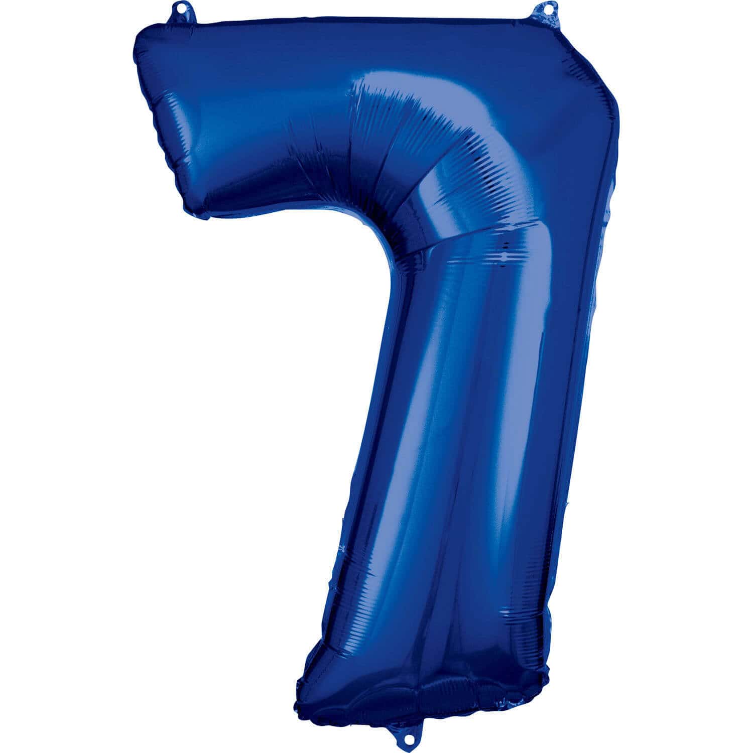 Veliki folija balon broj - 7 TAMNO PLAVI, 80 cm