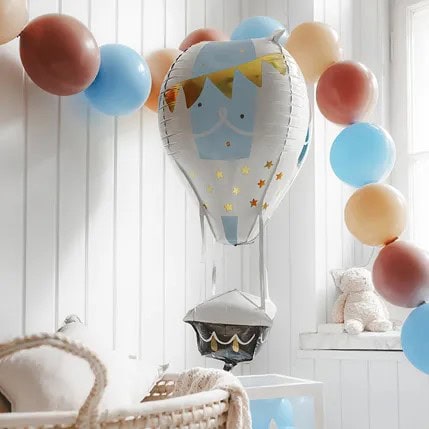 Veliki folija balon košara s balonom, 40 x 86 cm - Slika 4