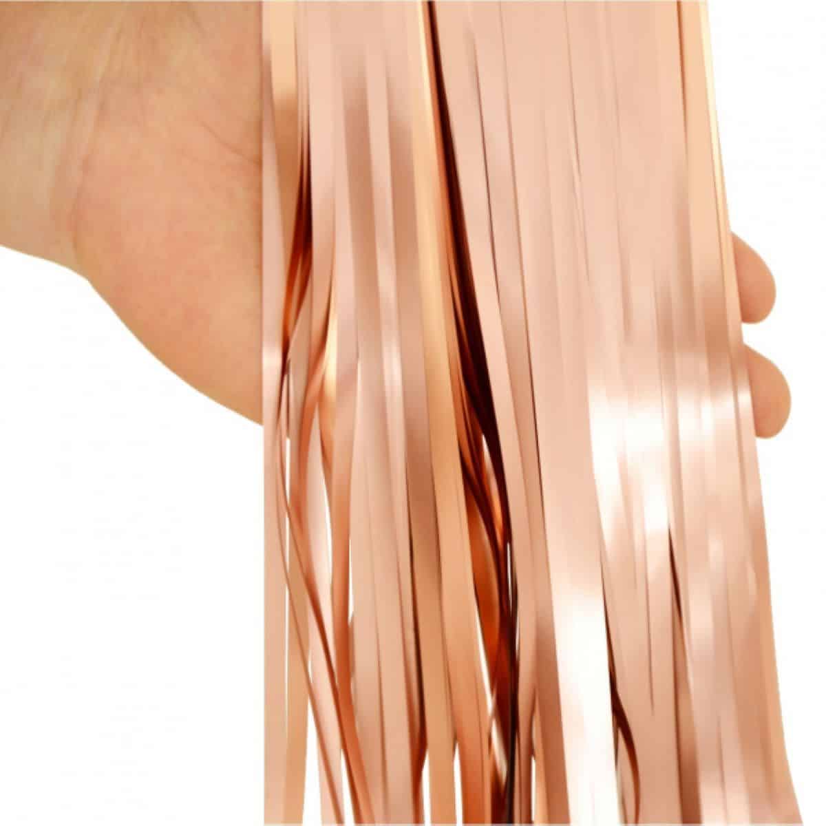 Zavjesa party - Rose gold Mat 100x200 cm - Slika 3