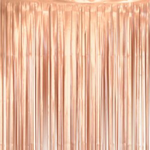 Zavjesa party - Rose gold Mat 100x200 cm