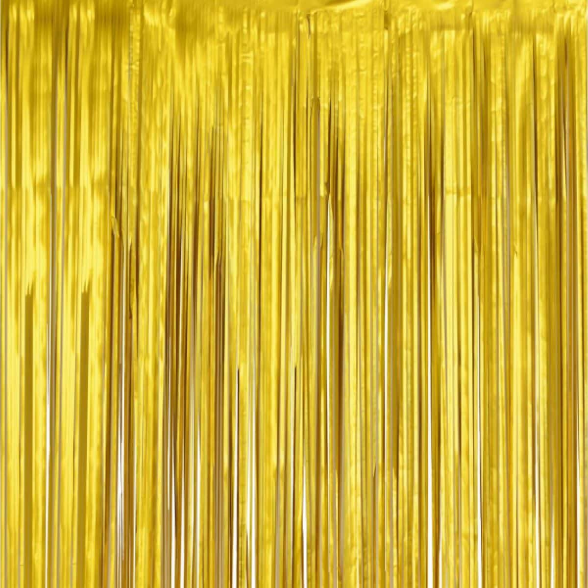 Zavjesa party - Zlatna Mat 100x200 cm