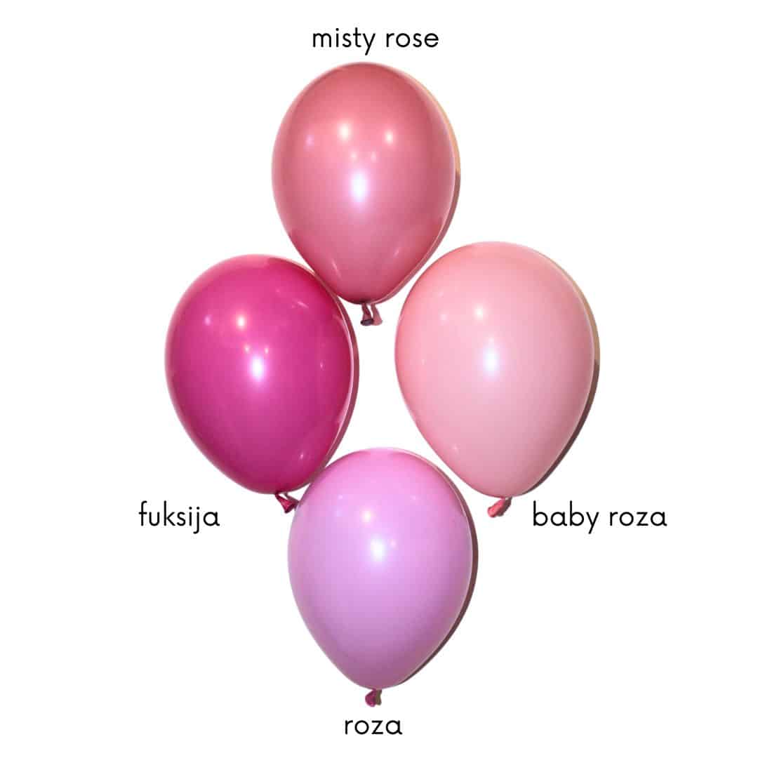 Balon baby roza pastel više veličina - Slika 2