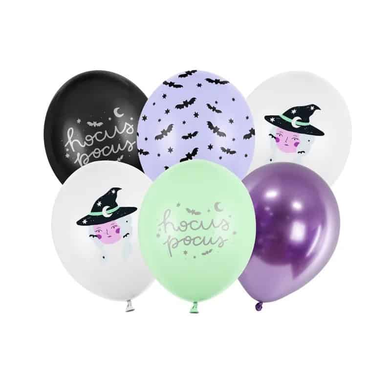 Baloni 30cm Vještica mix, 6kom