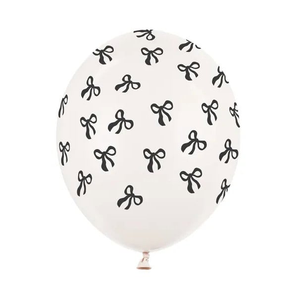 Balon tisak Mašnice crne 6kom