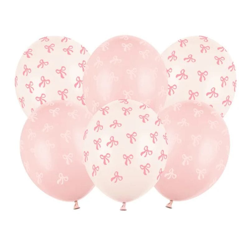 Balon tisak Mašnice rozi 6kom