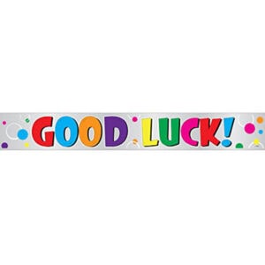 BANER-natpis Colourful Folija Good Luck