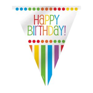 Baner Zastavice - Rainbow Birthday