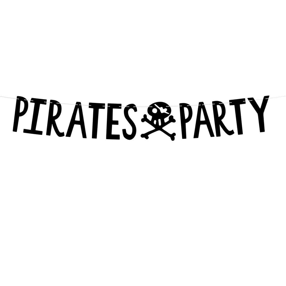 Banner-natpis - PIRATES PARTY