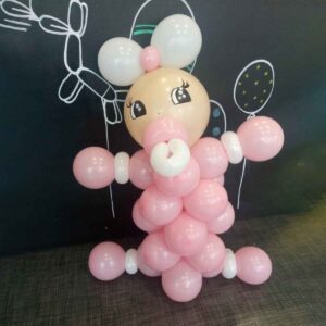Beba od balona 90 cm roza